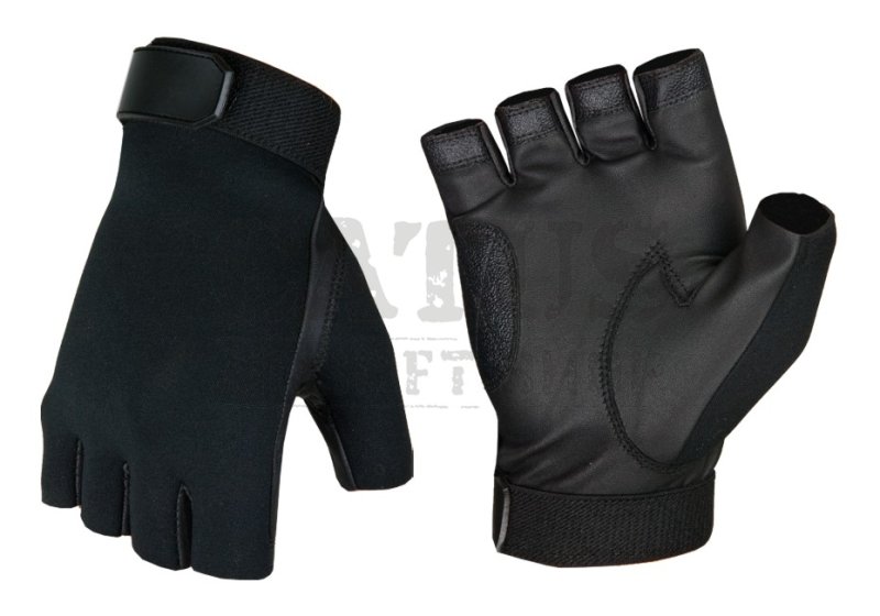 Strelske rokavice Half Finger Invader Gear Black M