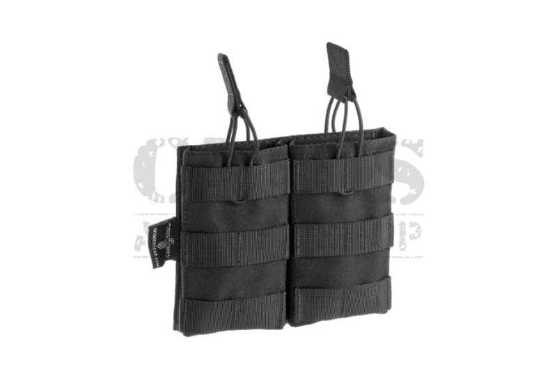MOLLE holster for M4 magazine double open Black