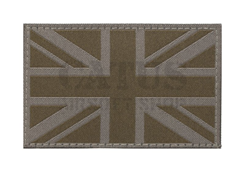 Velcro našitek Velika Britanija zastava Claw Gear Temno siva 