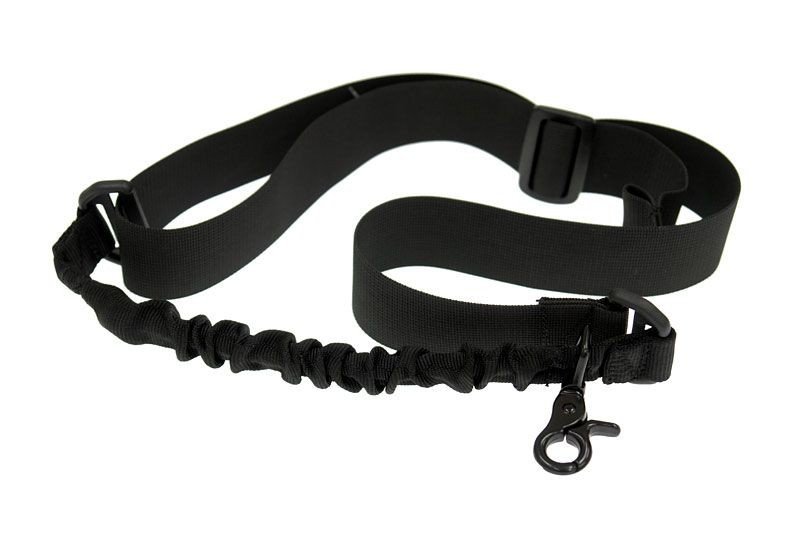 Ultimate Tactical Black Single Point Bungee Tactical Gun Strap