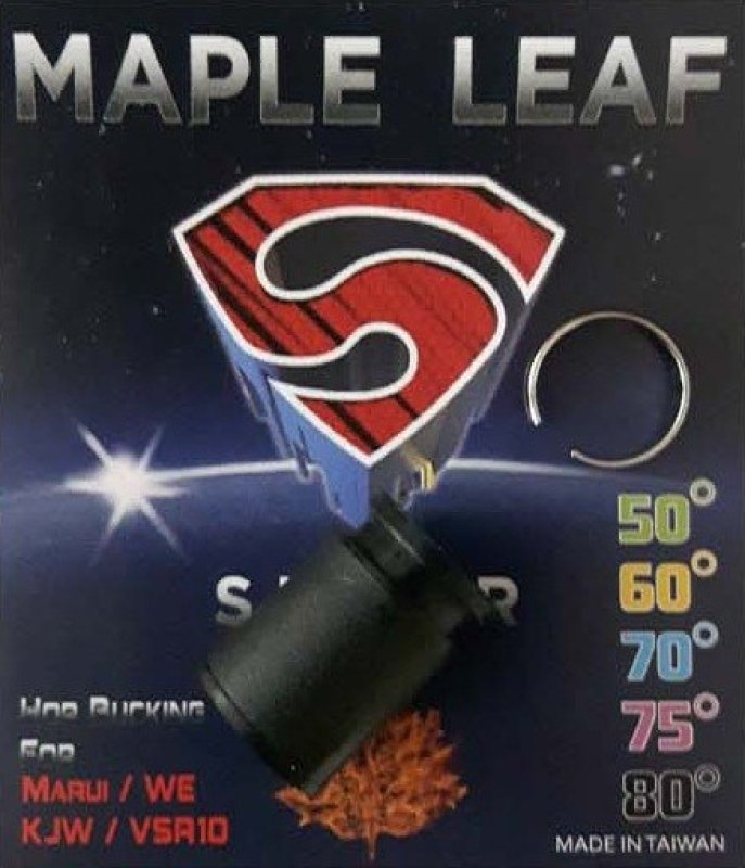 Airsoft Hop-up guma Super 80° Maple Leaf Črna 
