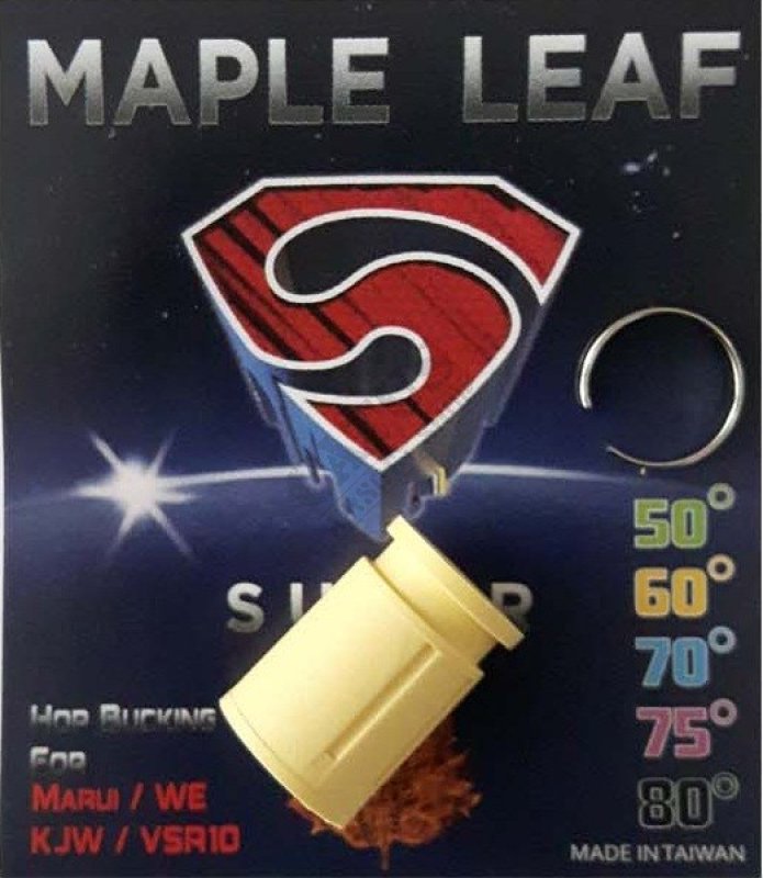 Airosft Hop-up rubber Super 60° Maple Leaf Jaune 
