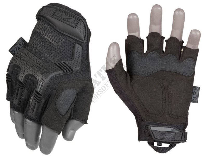 M-Pact polprstne rokavice Črna M