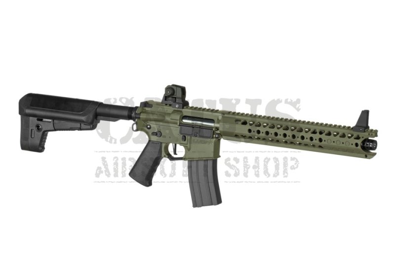 KRYTAC airsoft puška M4 War Sport LVOA-S Zeleno listje 