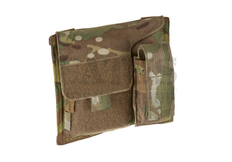 Kabula MOLLE z upravljalno ploščo in torbico za pištolo Warrior Multicam 