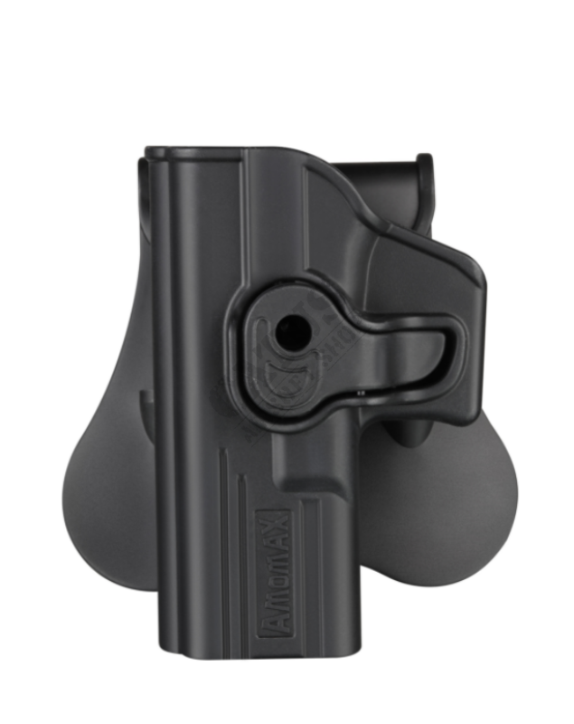 Opaskové pouzdro pro airsoftovou pistoli Glock WE,TM,KJW levé Amomax Black