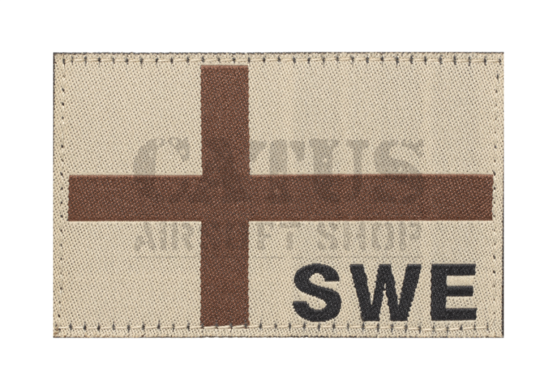 Velcro našitek Švedska zastava Claw Gear Puščava 