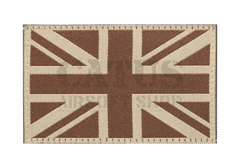 Velcro našitek Velika Britanija zastava Claw Gear Puščava 