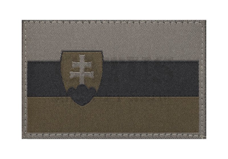 Velcro našitek Slovaška zastava Claw Gear Temno siva 