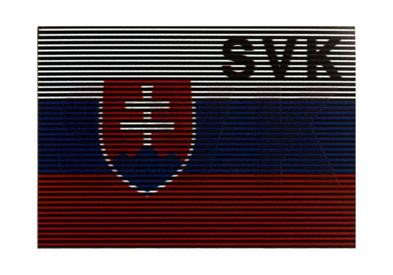 Velcro našitek Infrardeča odsevna dvojna SVK zastava Claw Gear Barva 