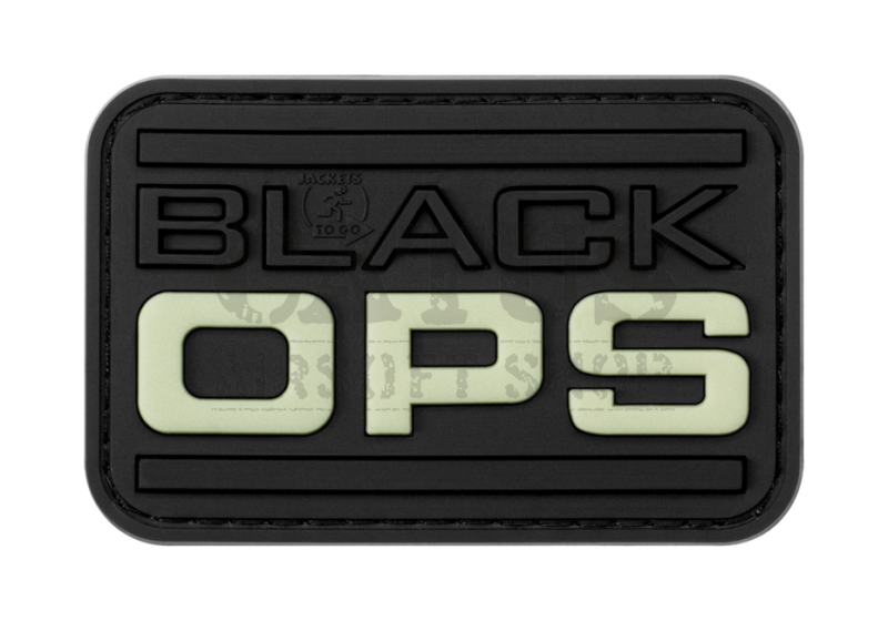 Velcro obliž 3D Black OPS JTG Žarenje v temi 