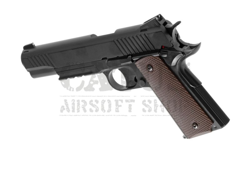 KWC airsoft pištola NBB M45A1 CQBP V2 kovinska različica Co2 Črna 