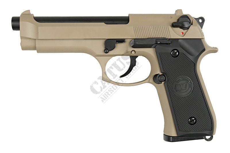 Pistolet airsoftowy WE GBB M92 Green Gas  