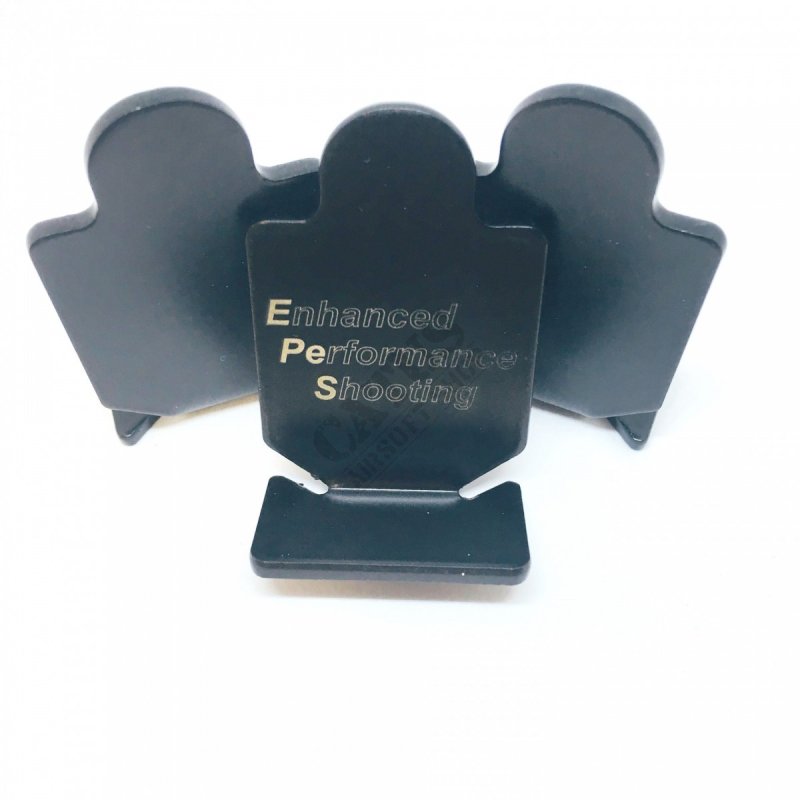 EPeS Airsoft tarča kovinska majhna 3 kosi črna