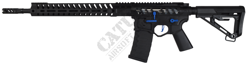 EMG F-1 Firearms airsoft pištola UDR-15 AR15 2.0 eSilverEdge Črna in modra 