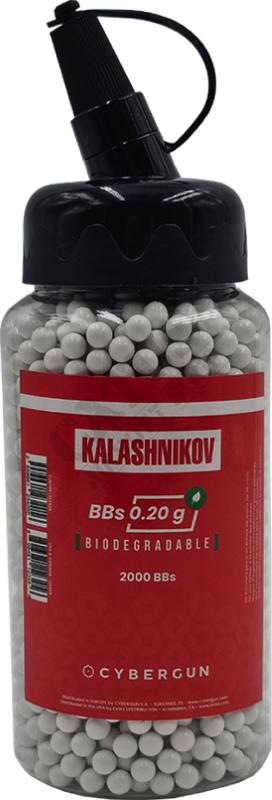 Airsoft kroglice BIO BB KALASHNIKOV 0,20g 2000 kosov White