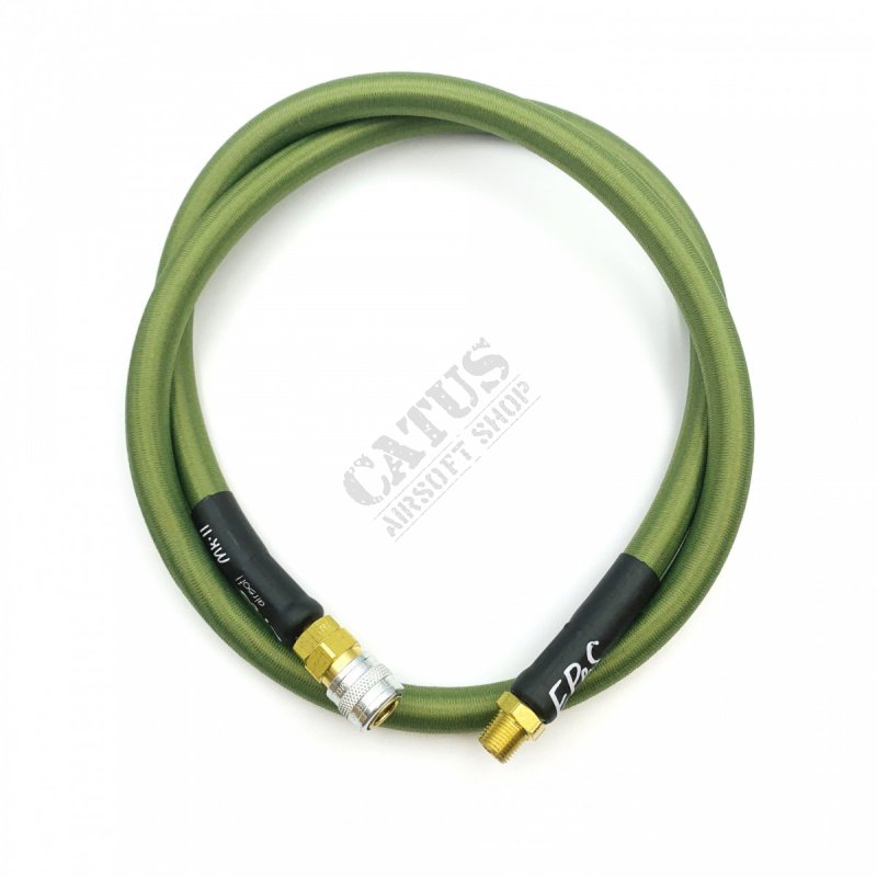HPA S&F Mk.II QD hose female + 1/8NPT 100cm EPeS Airsoft Olive 