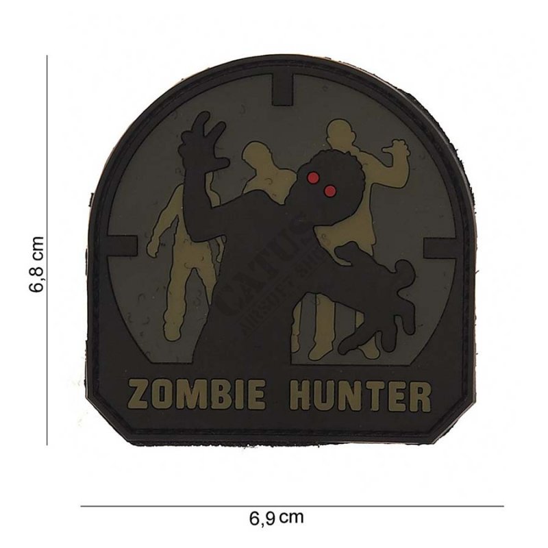 Velcro obliž 3D Zombie Hunter 101 INC Olive Drab 