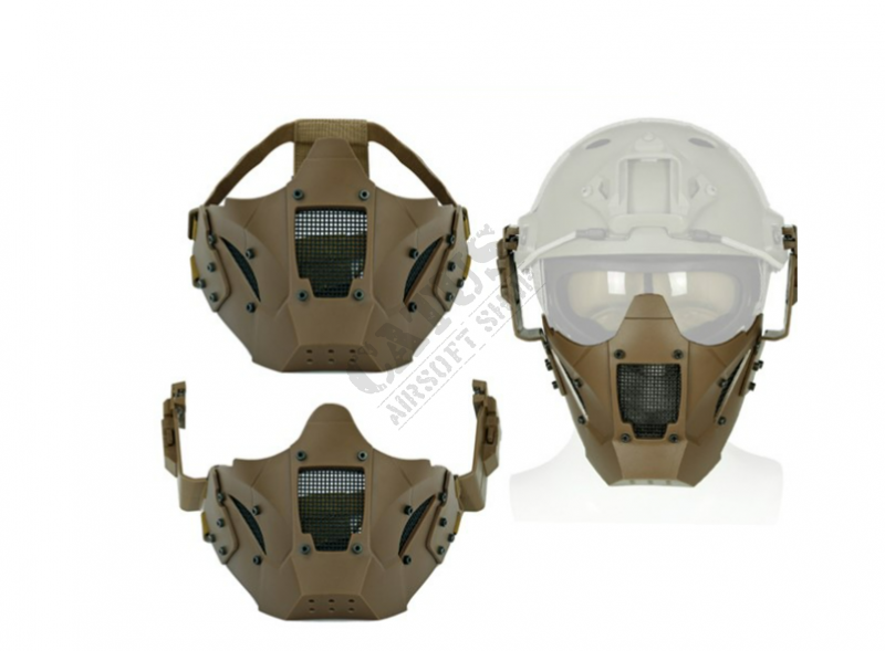 Taktična maska Iron Warrior Guerilla Tan 