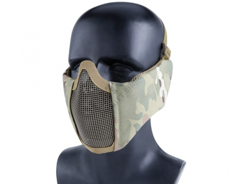 Battlefield Glory taktična mrežasta maska Delta Armory Multicam 