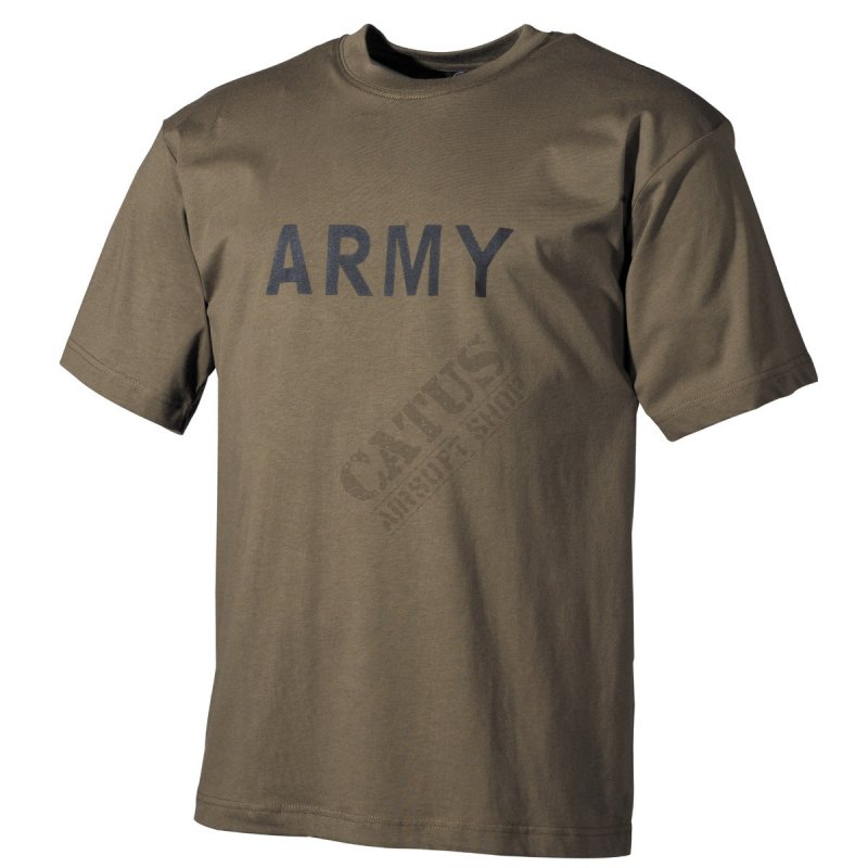 Majica Army s kratkimi rokavi MFH Oljka XL