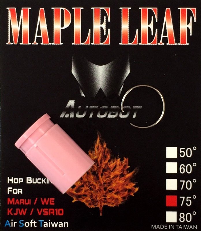 Airsoft Hop-up guma Autobot 75° Maple Leaf Roza 