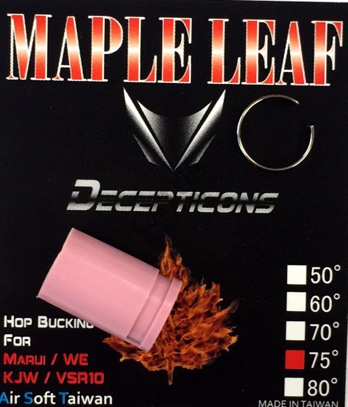 Airsoft Hop-up guma Decepticons 75° Maple Leaf Roza 
