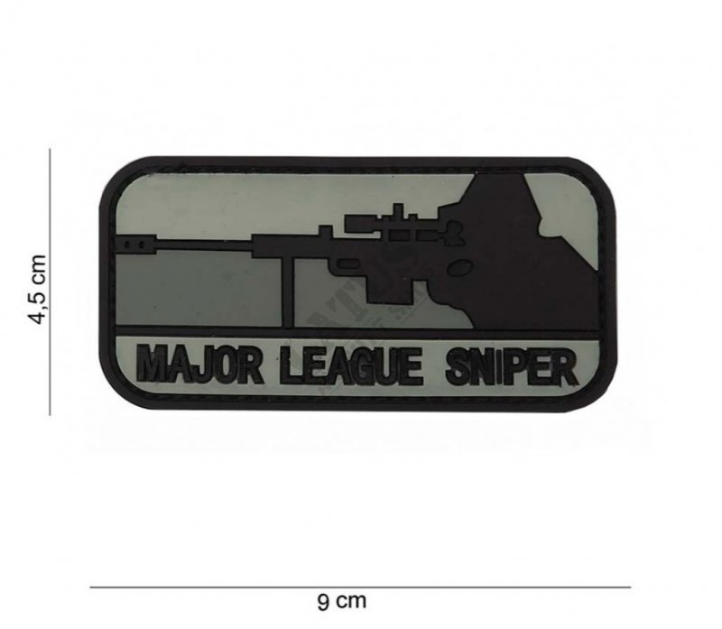 3D PVC obliž Major league sniper 101INC Black