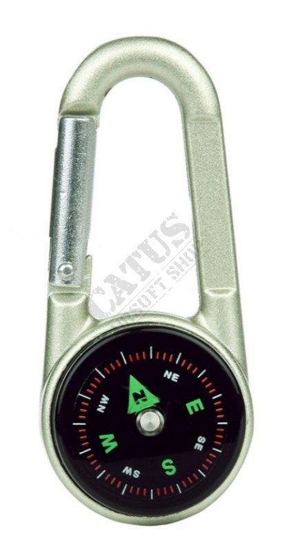 Kovinska karabinka 3v1 s kompasom in termometrom BCB  
