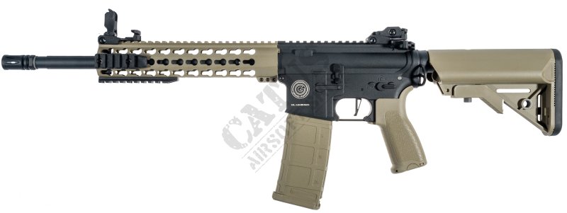 Airsoft pištola Grand Power M4 AR15 KeyMod 10" Charlie Polovična zagorelost 