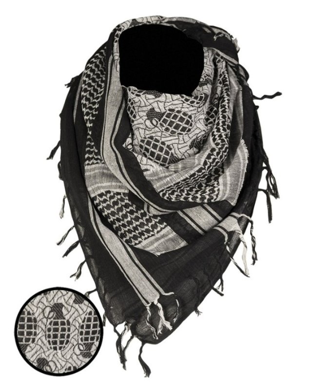 Arafat Šemah granata Mil-Tec Črno-belo 