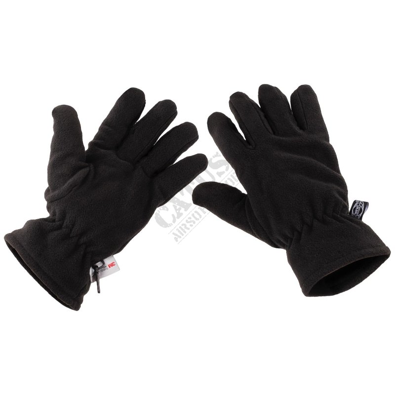 3M Thinsulate MFH rokavice iz flisa Črna S