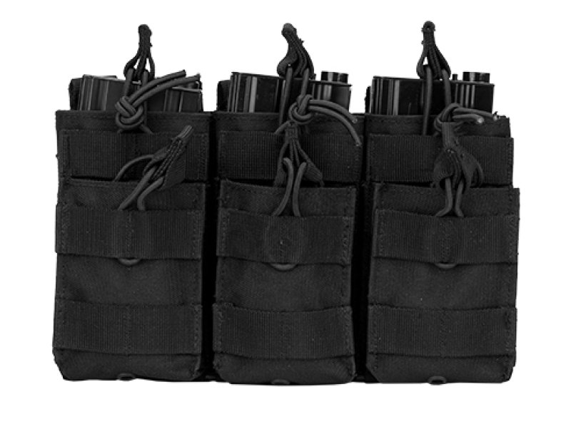 MOLLE trojna torbica za M4 nabojnik Delta Armory Črna 