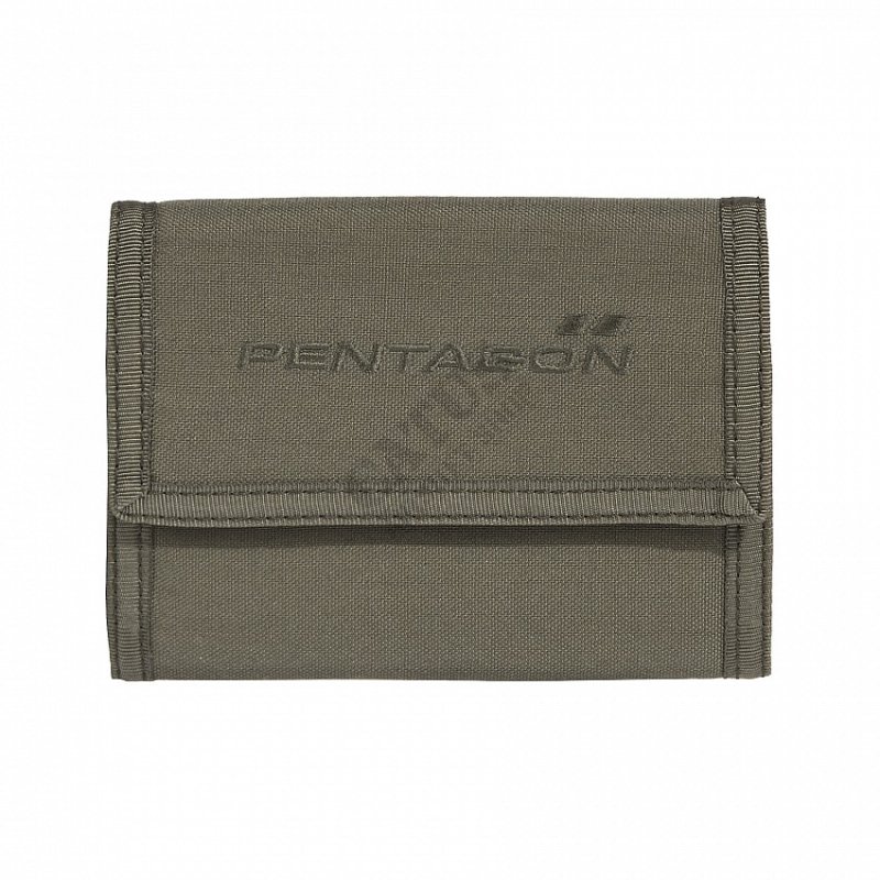 Pentagonova denarnica na velcro RAL7013 