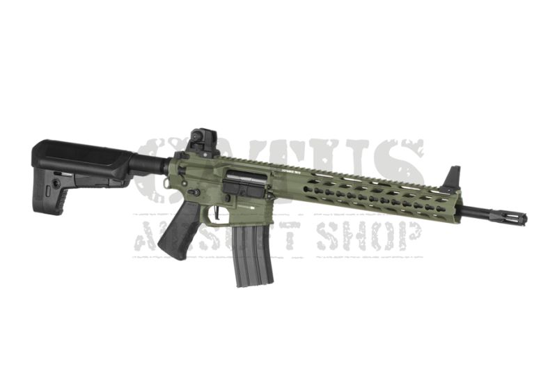 KRYTAC airsoft pištola M4 Trident Mk2 SPR/PDW Bundle Zeleno listje 