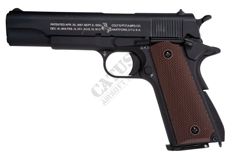 Cybergun airsoft pištola GBB Colt 1911 A1 C02 Črna 