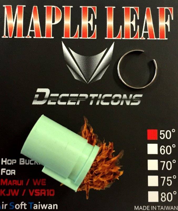Airsoft Hop-up guma Decepticons 50° Maple Leaf Zelena 