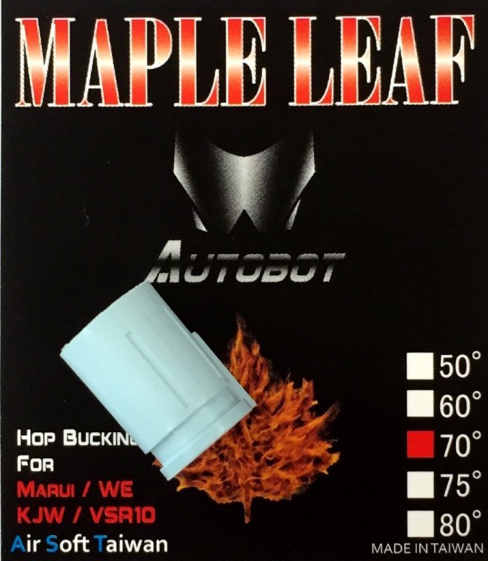Airsoft Hop-up guma Autobot 70° Maple Leaf Modra 