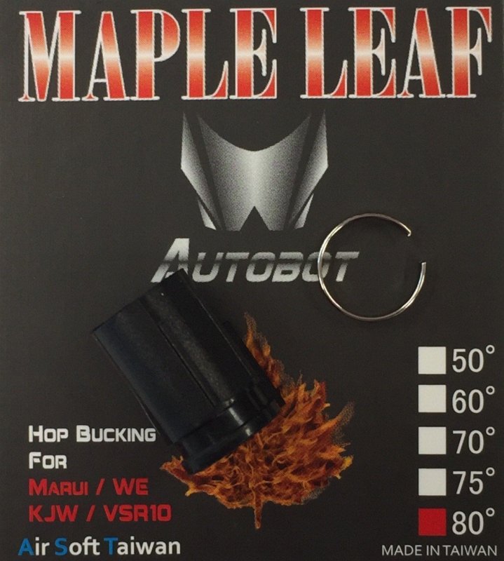 Airsoft Hop-up guma Autobot 80° Maple Leaf Črna 