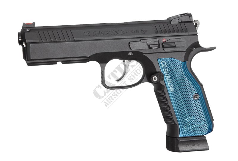 ASG zračna pištola CZ Shadow 2 4,5mm CO2 GBB Črna in modra 
