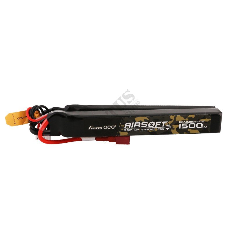 Airsoft baterija Nunchuck 2X LiPo 11,1V 1500mAh 25C Deans T Gens Ace  