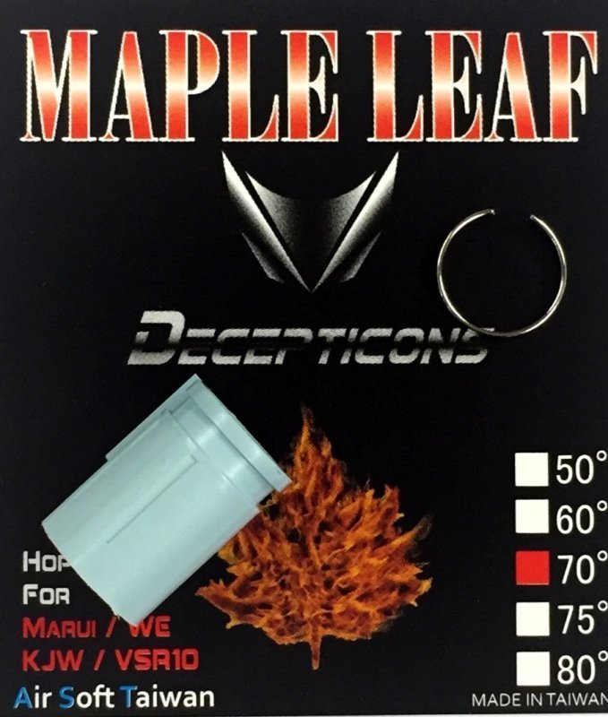 Airsoft Hop-up guma Decepticons 70° Maple Leaf Modra 