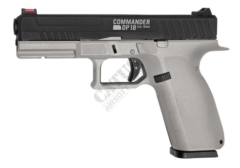 ASG pistolet airsoftowy GBB Commander DP18 DT Co2 Szary 