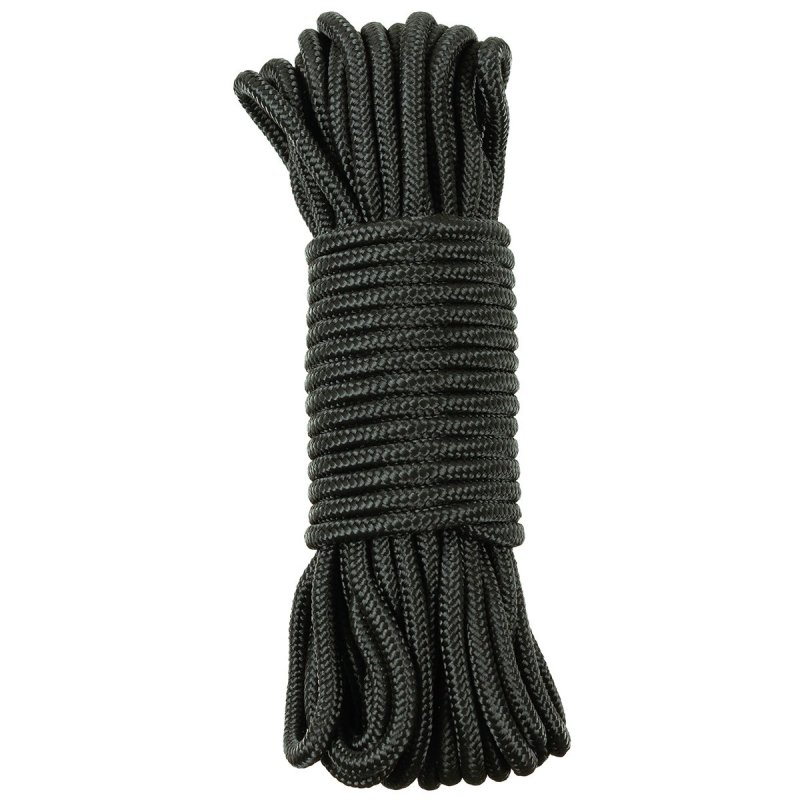 Špagetna vrv 15m/7mm MFH črna