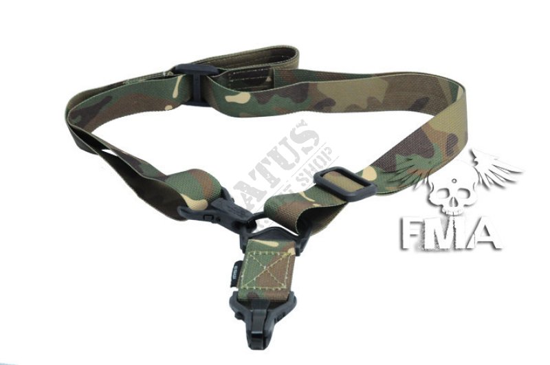 Taktični pas za orožje z eno in dvema točkama FS3 FMA Multicam 