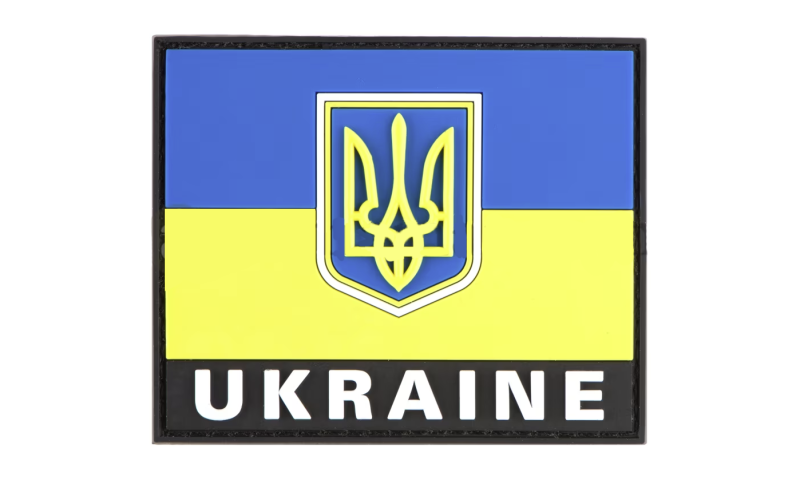 Velcro obliž 3D zastava Ukrajina JTG Večbarvni 