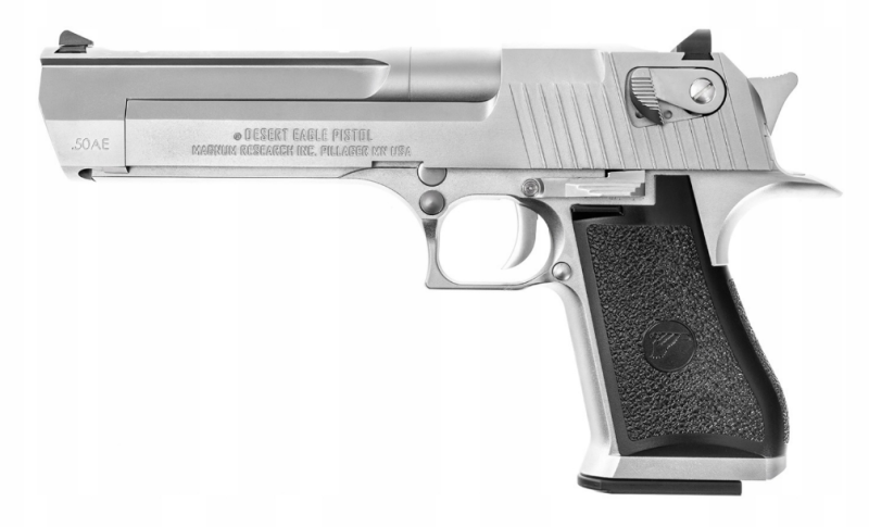 Desert Eagle airsoft pistol GBB 50AE Green Gas Silver 